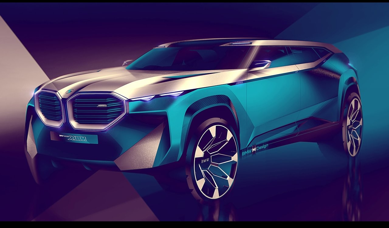 BMW Concept XM: le immagini ufficiali