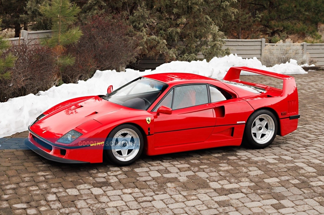 Ferrari F40 1991 all'asta Gooding &amp; Company ad Amelia Island 2022
