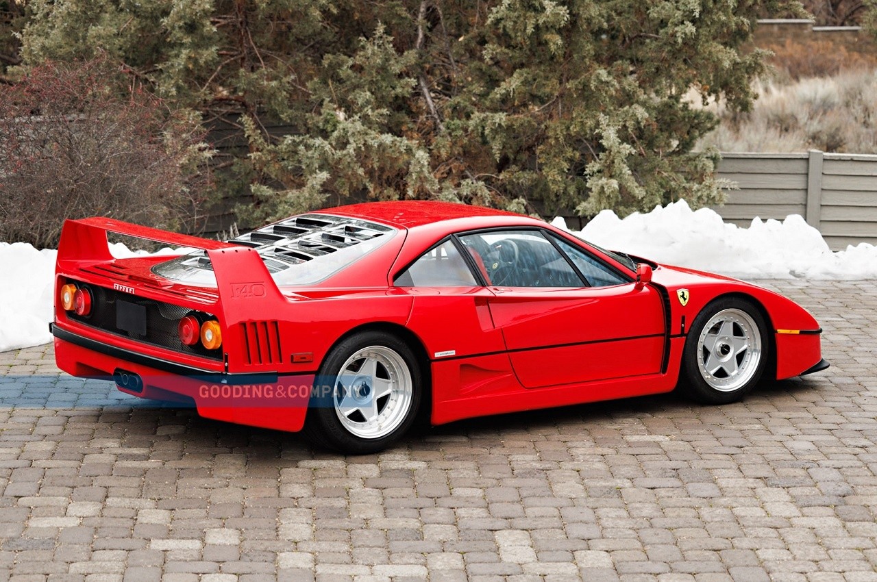 Ferrari F40 1991 all'asta Gooding &amp; Company ad Amelia Island 2022