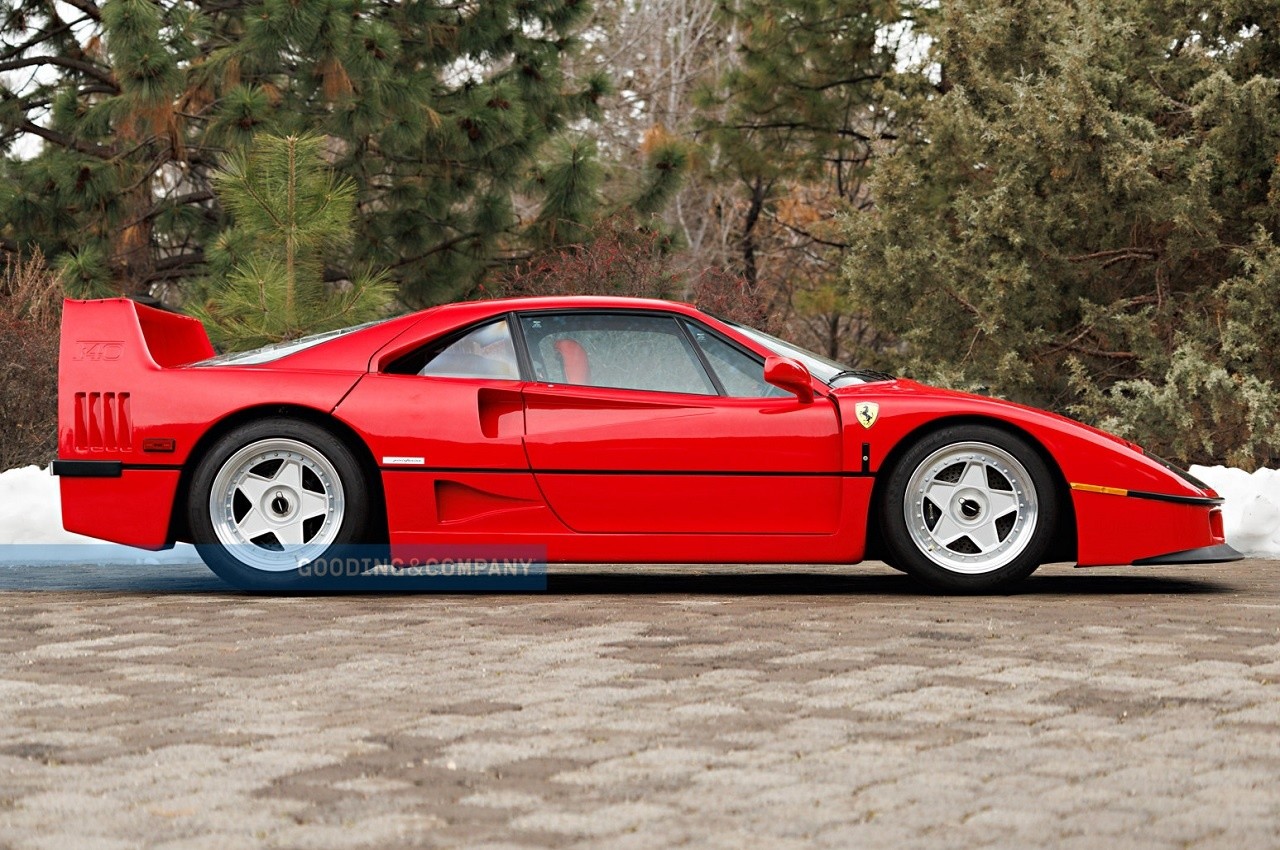 Ferrari F40 1991 all'asta Gooding &amp; Company ad Amelia Island 2022