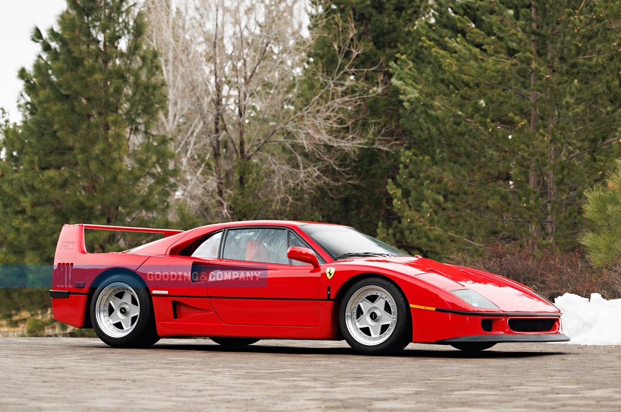 Ferrari F40 1991 all'asta Gooding &amp; Company ad Amelia Island 2022