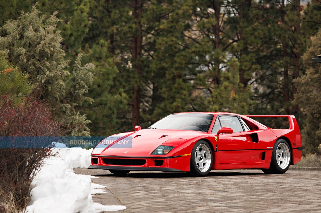 Ferrari F40 1991 all'asta Gooding &amp; Company ad Amelia Island 2022