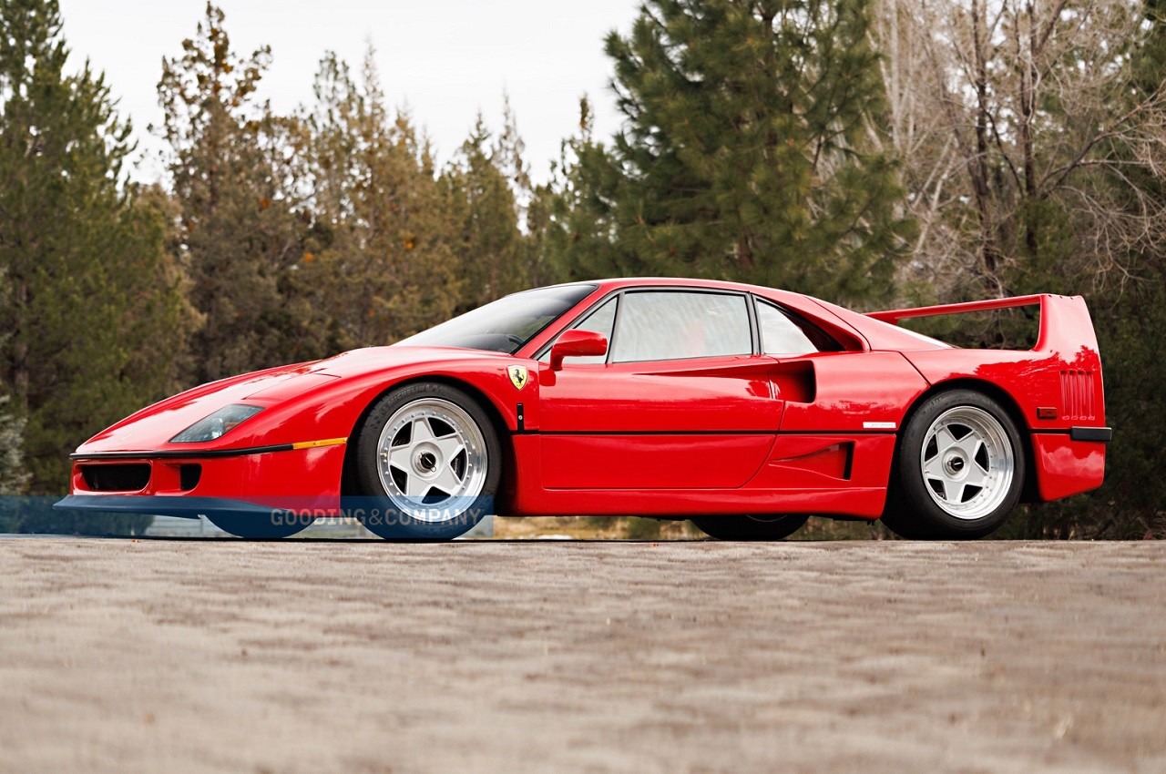 Ferrari F40 1991 all'asta Gooding &amp; Company ad Amelia Island 2022