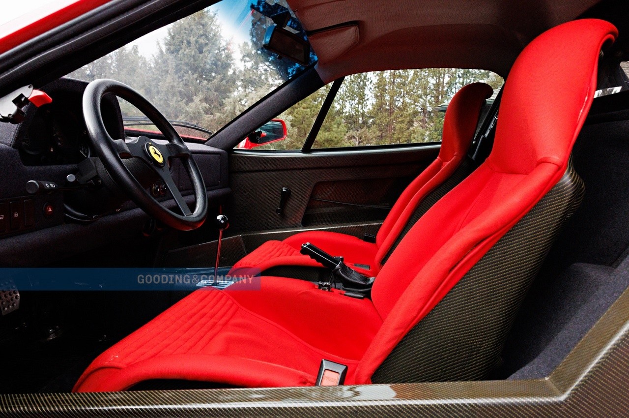 Ferrari F40 1991 all'asta Gooding &amp; Company ad Amelia Island 2022
