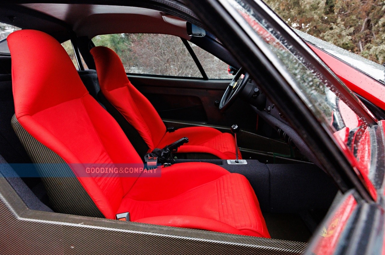 Ferrari F40 1991 all'asta Gooding &amp; Company ad Amelia Island 2022