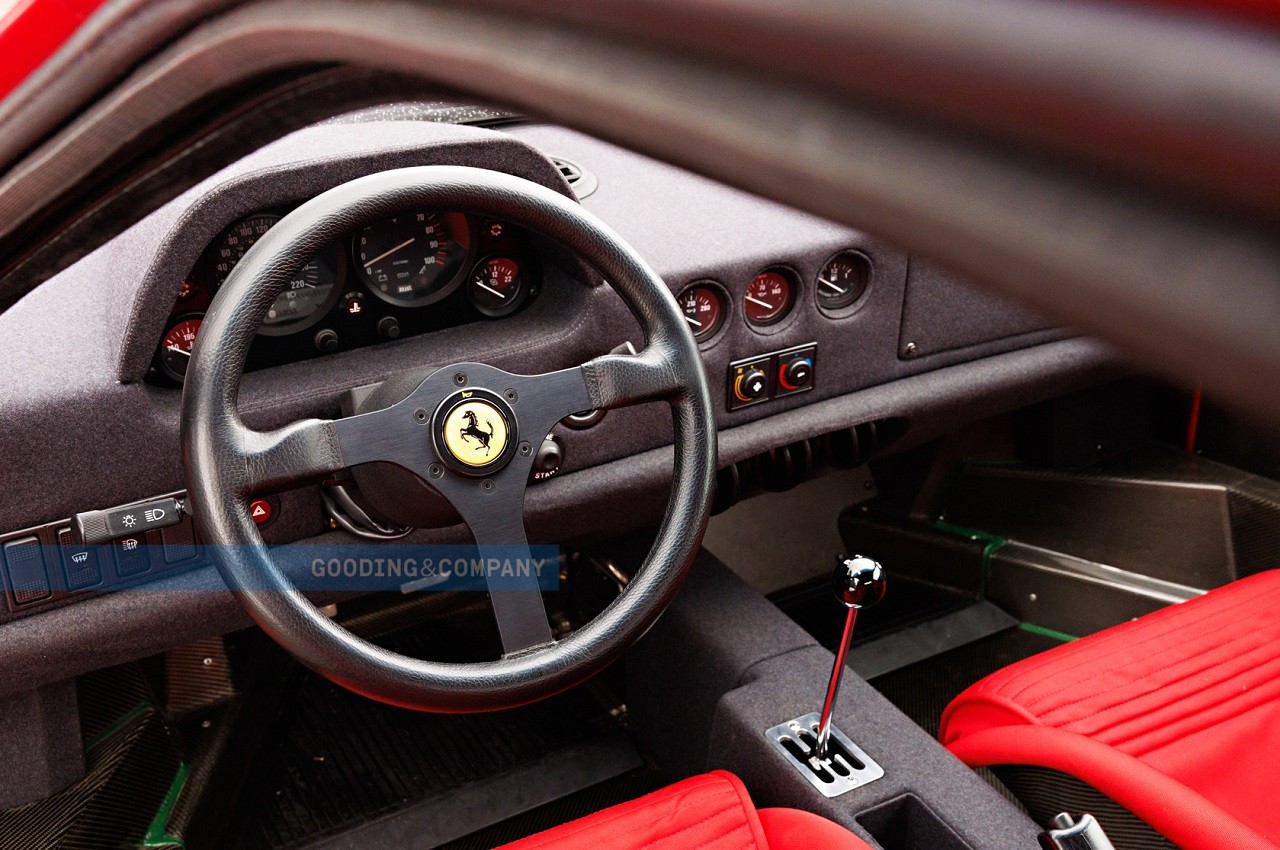Ferrari F40 1991 all'asta Gooding &amp; Company ad Amelia Island 2022