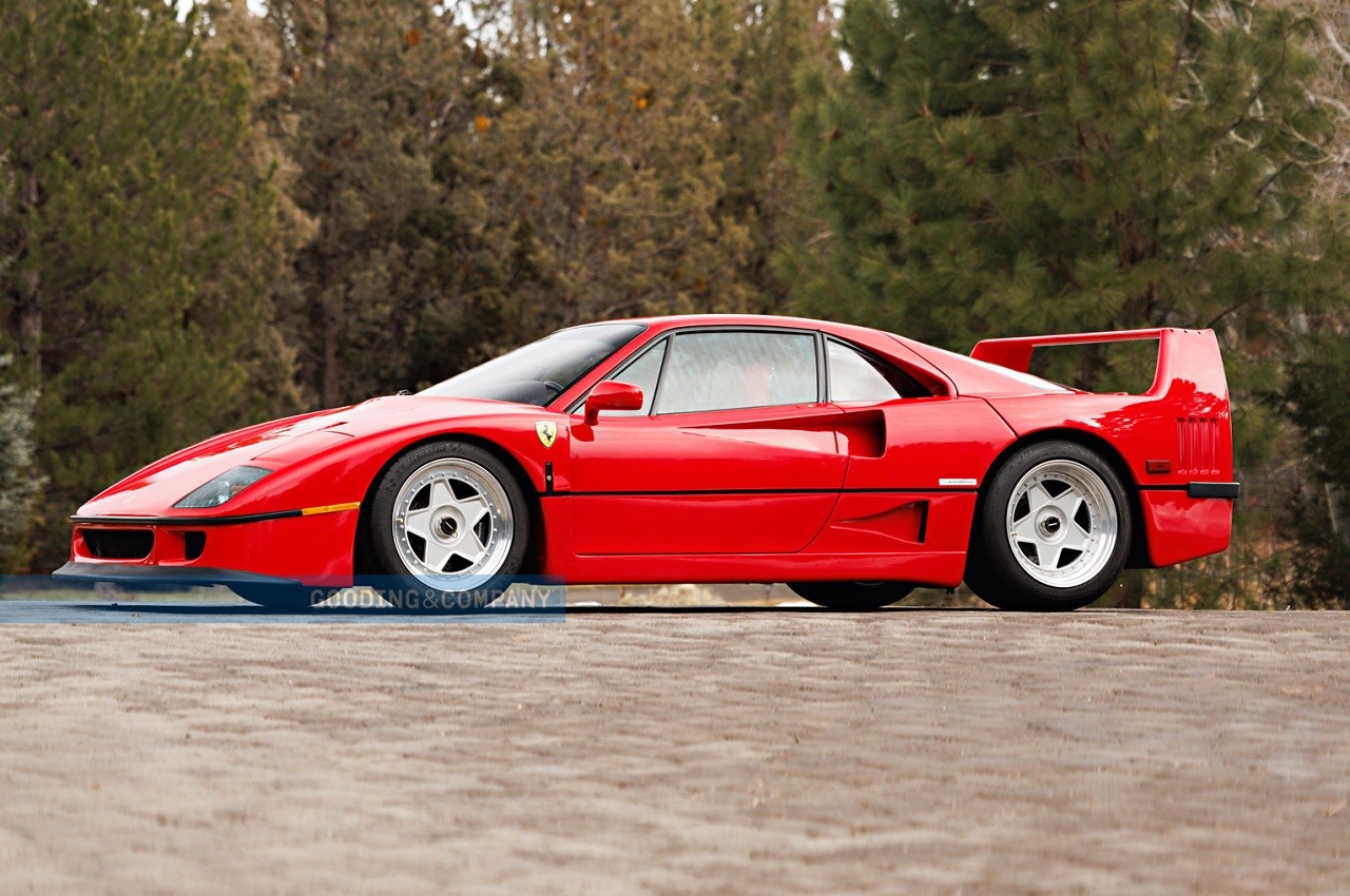 Ferrari F40 1991 all'asta Gooding &amp; Company ad Amelia Island 2022