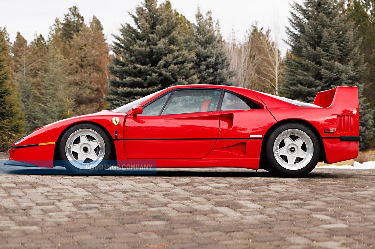 Ferrari F40 1991 all'asta Gooding &amp; Company ad Amelia Island 2022