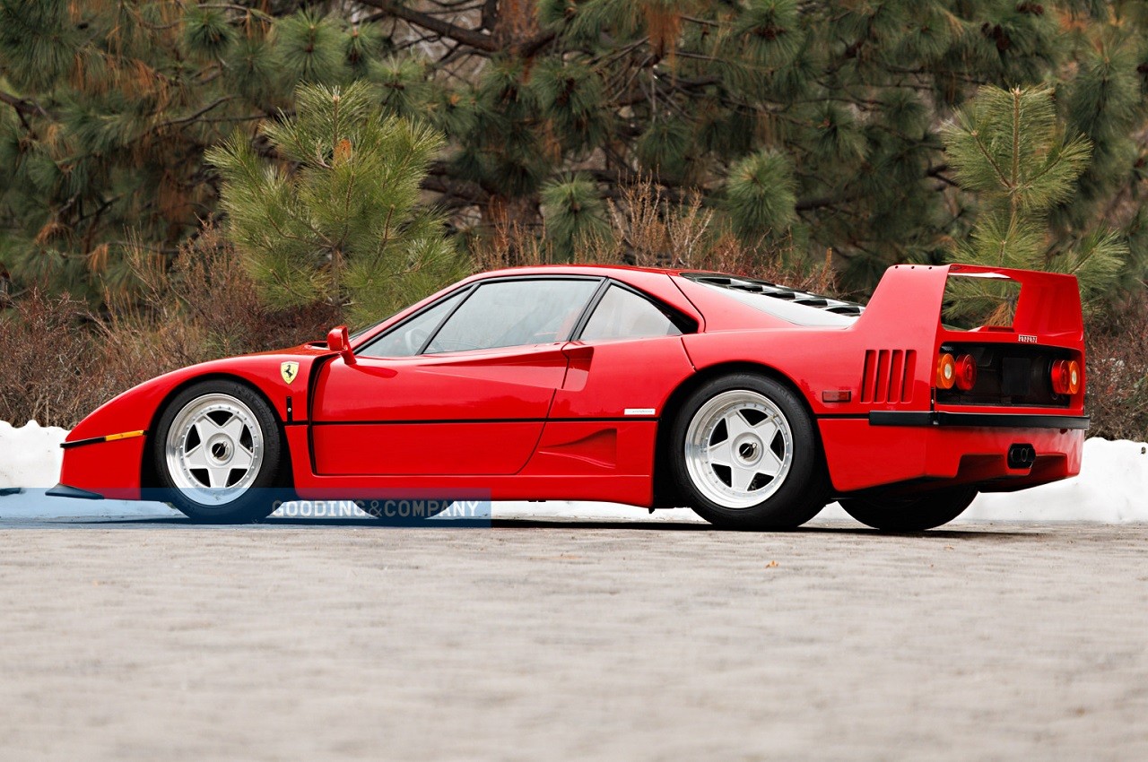 Ferrari F40 1991 all'asta Gooding &amp; Company ad Amelia Island 2022