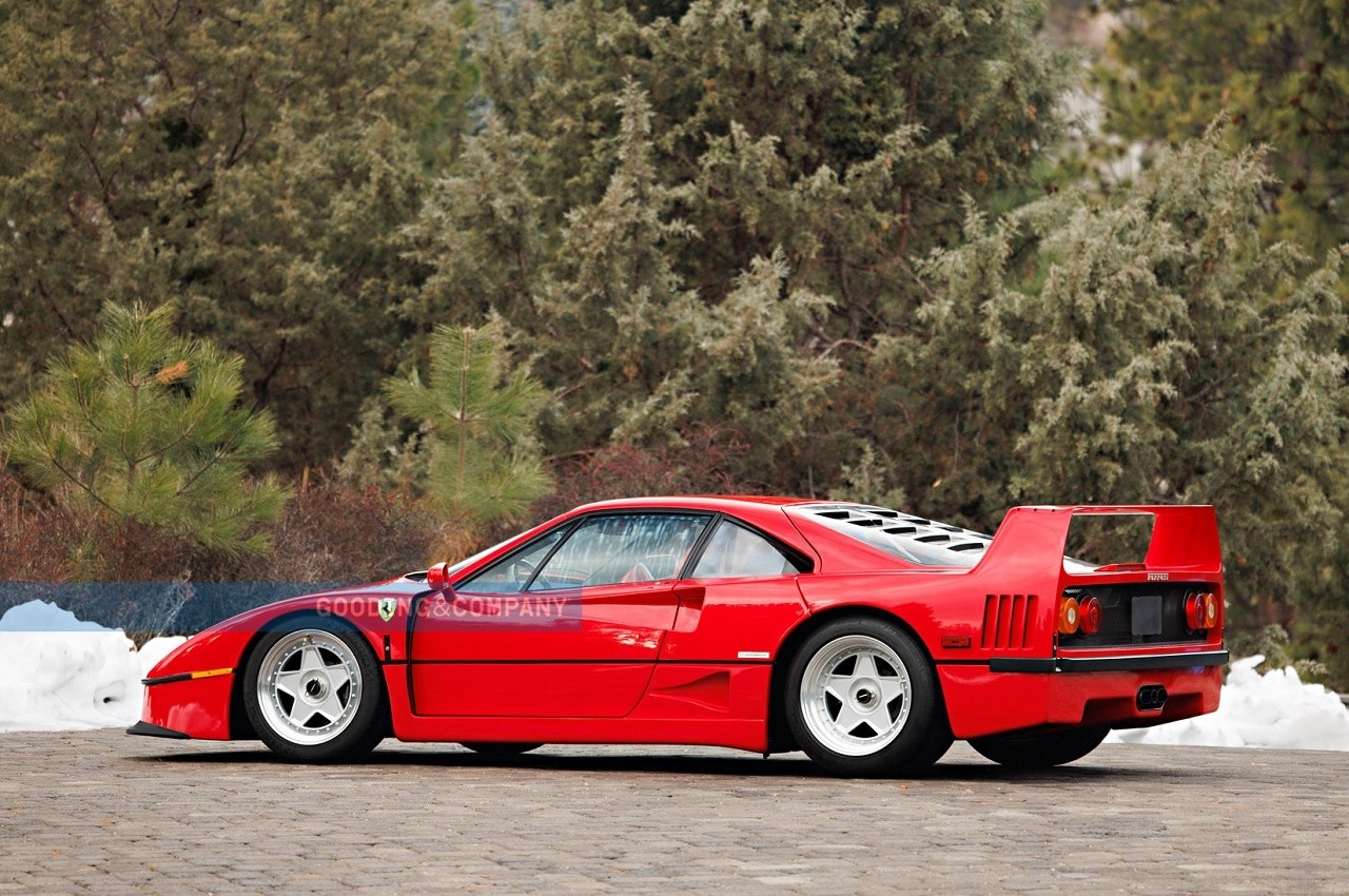 Ferrari F40 1991 all'asta Gooding &amp; Company ad Amelia Island 2022