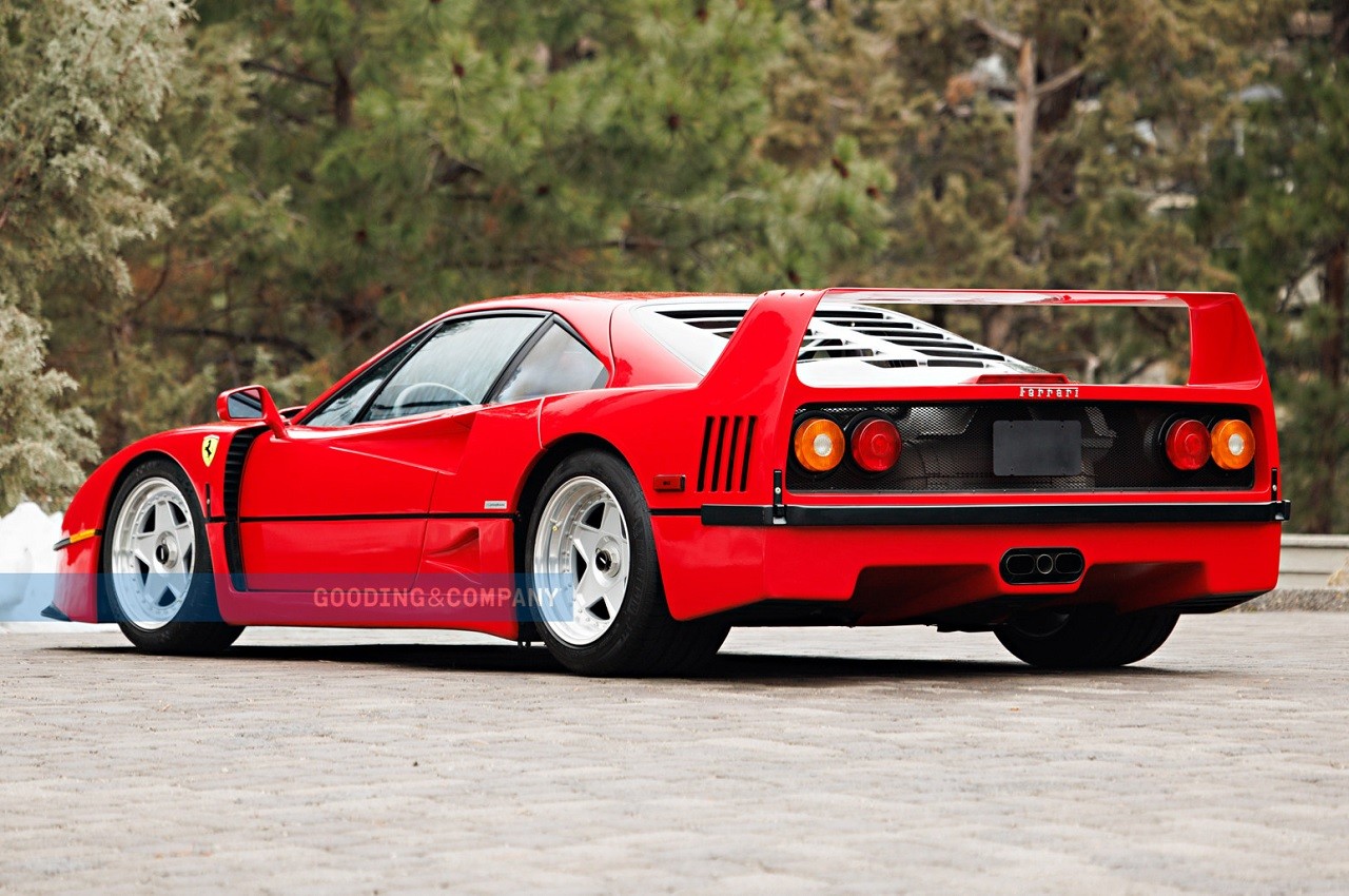 Ferrari F40 1991 all'asta Gooding &amp; Company ad Amelia Island 2022