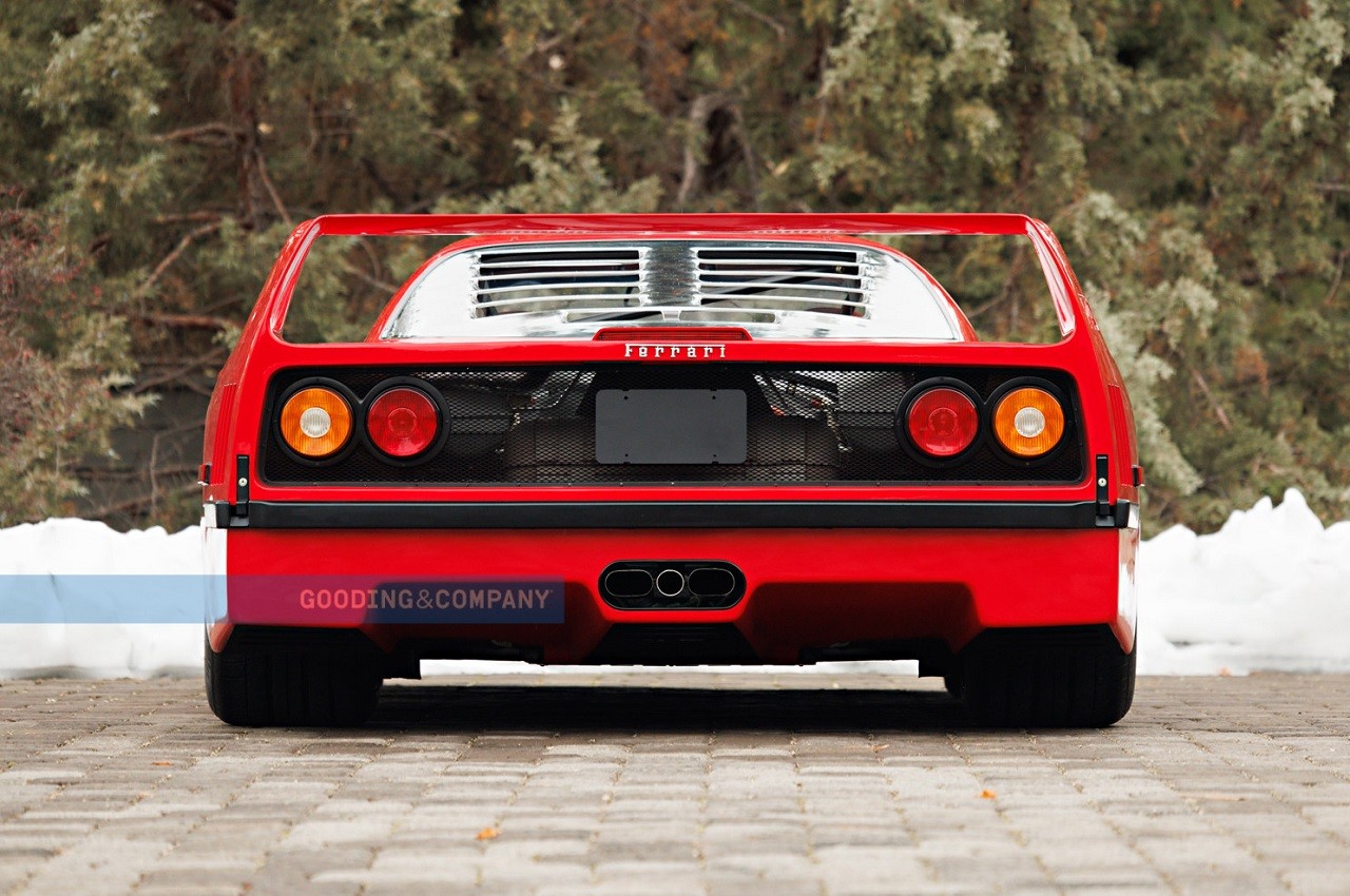 Ferrari F40 1991 all'asta Gooding &amp; Company ad Amelia Island 2022